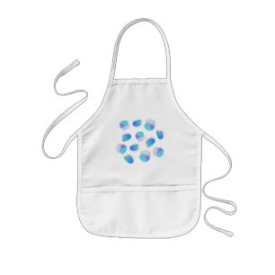 Watercolor Brushstrokes Kids' Apron
