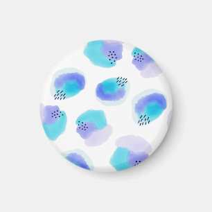 Watercolor Brushstrokes Magnet