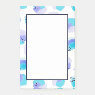 Watercolor Brushstrokes Post-it Notes