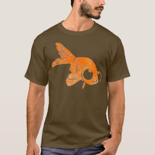 Watercolor Bubble Eye Goldfish T-Shirt
