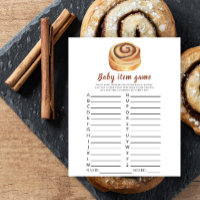 Watercolor Bun baby shower Baby Item Game