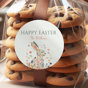 Watercolor Bunny Easter Sticker