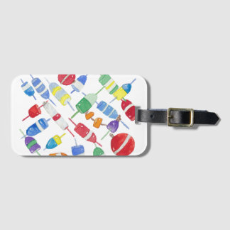 Watercolor buoy luggage tag