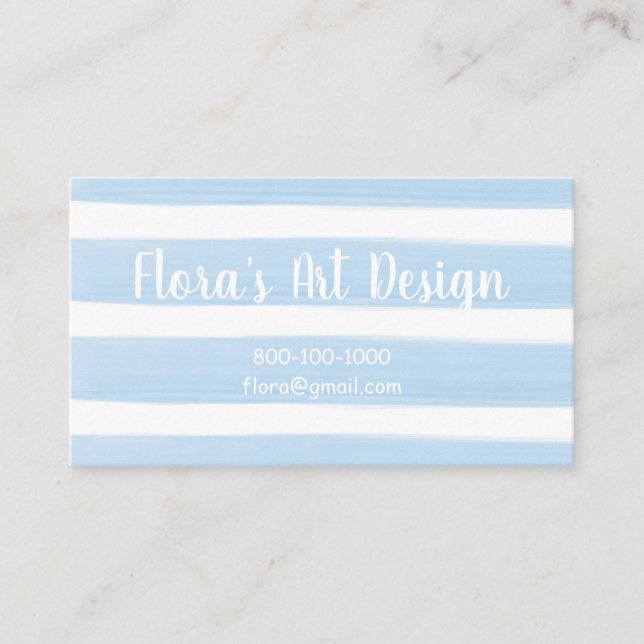 WATERCOLOR Business card (Front)