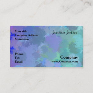 Watercolor Business Card