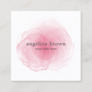 Watercolor Business Card