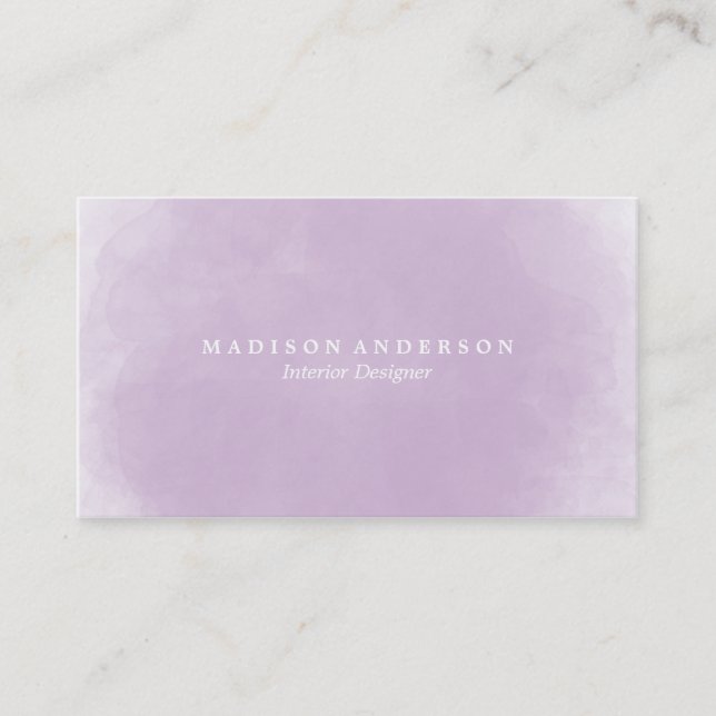 Watercolor | Business Cards (Front)