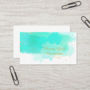 Watercolor Business Cards