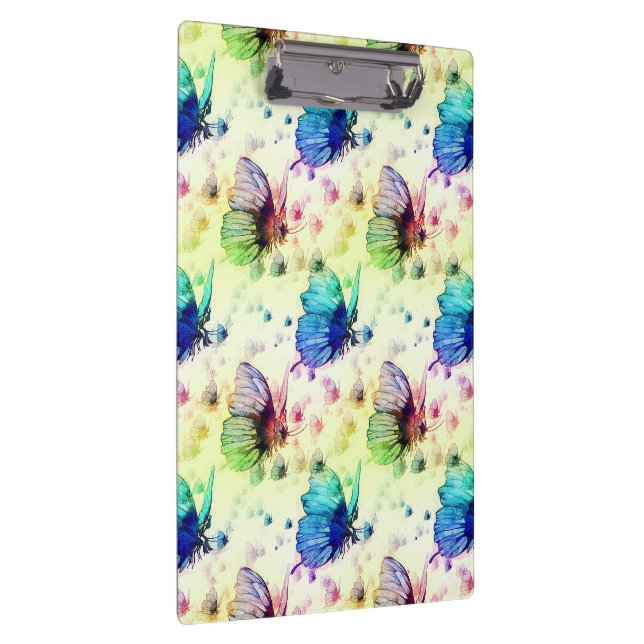 Watercolor Butterflies Clipboard (Right)