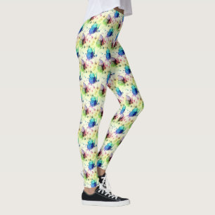 Watercolor Butterflies Leggings