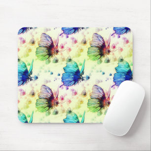 Watercolor Butterflies Mousepad