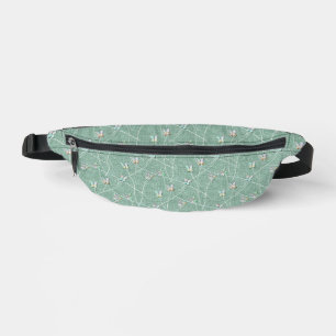 Watercolor Butterflies on Mint Green Bum Bags