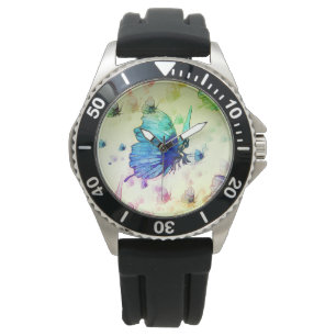 Watercolor Butterflies Watch