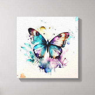 Watercolor Butterfly 1 Canvas Print