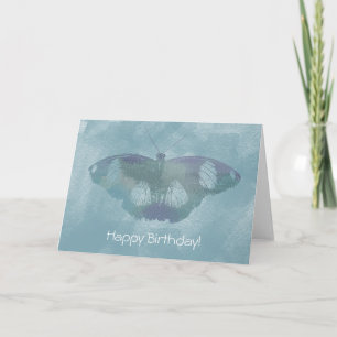 Watercolor Butterfly Card