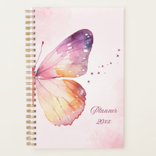 Watercolor Butterfly Planner