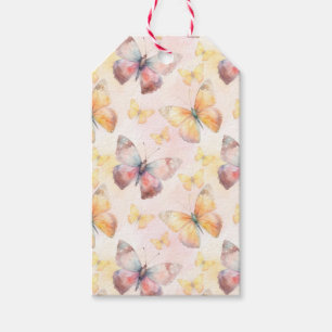 Watercolor Butterfly Whimsy Gift Tags