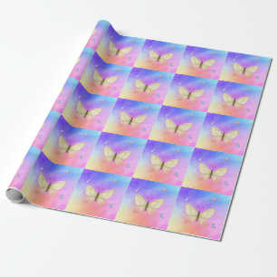 Watercolor Butterfly Wrapping Paper
