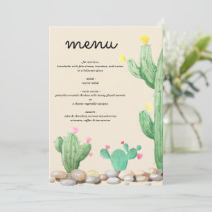 Watercolor Cactus Cards & Gifts Sign