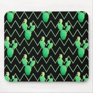 Watercolor Cactus Mouse Pad