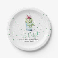 Watercolor Cactus Summer Party Theme