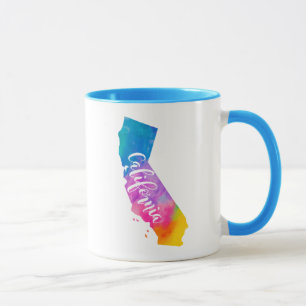 Watercolor California Mug