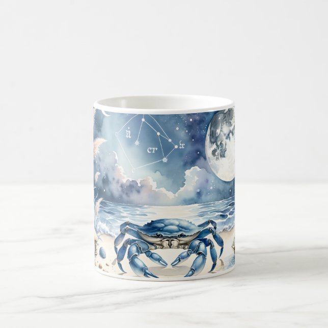 Watercolor Cancer Coffee Mug (Center)