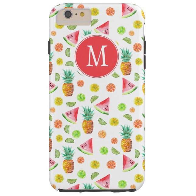 Watercolor Candied Fruit Pattern Case-Mate iPhone Case (Back)