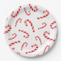 Watercolor Candy Cane Pattern