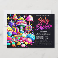 Watercolor Candyland Baby Shower
