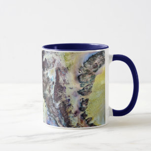 Watercolor Canvas Ceramic Mug