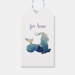 Watercolor Capricorn Sign Gift Tags