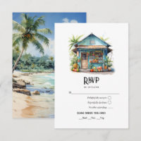 Watercolor Caribbean Destination Wedding
