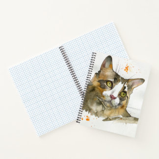 Watercolor Cat Notebook