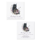 Watercolor Cat With Book of Spells and Candle