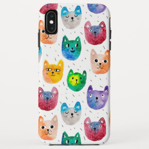 Watercolor cats and friends Case-Mate iPhone case