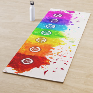 Watercolor Chakras Yoga Mat - 10