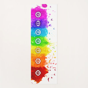 Watercolor Chakras Yoga Mat - 10