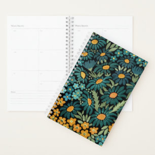 Watercolor, chamomile planner
