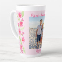 Watercolor Cherry Blossom MOM Photo PERSONALIZE