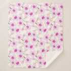 Watercolor Cherry Blossoms And Cream