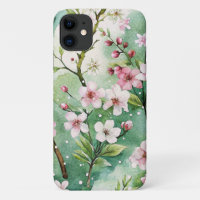 Watercolor Cherry Blossoms