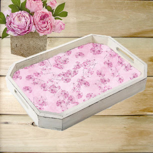 Watercolor Cherry Blossoms Decoupage Tissue Paper