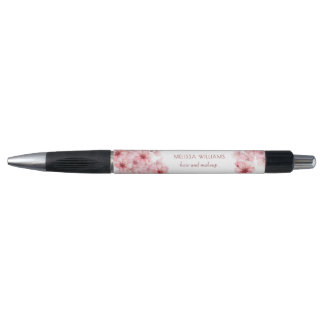 Watercolor Cherry Blossoms Pink Floral