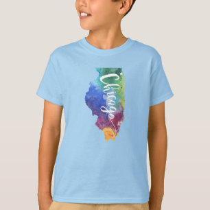 Watercolor Chicago T-Shirt