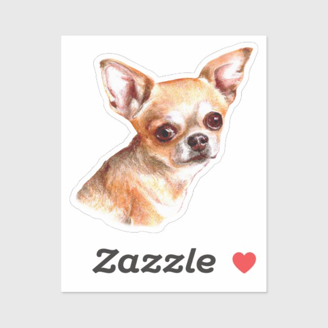 Watercolor Chihuahua (Sheet)