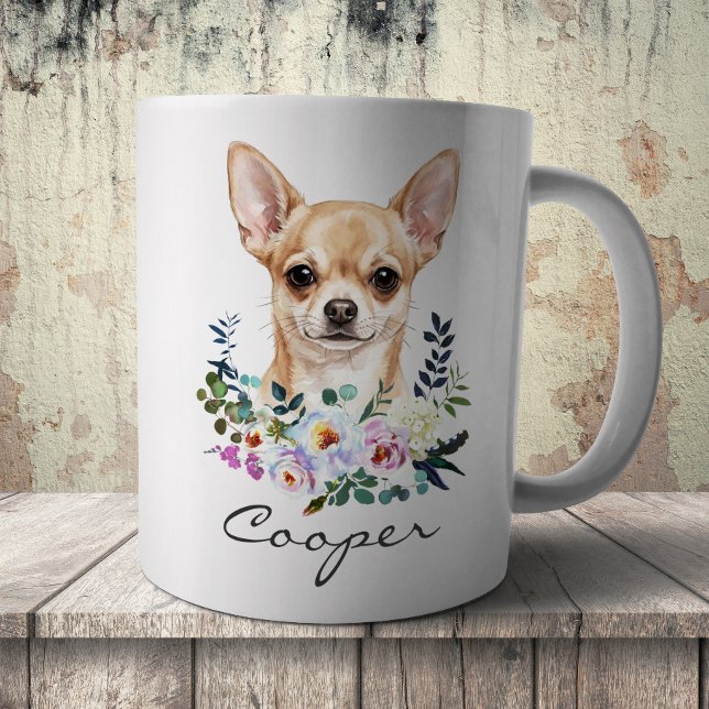 Watercolor Chihuahua Coffee Mug (Creator Uploaded)