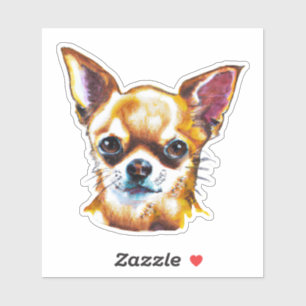 Watercolor Chihuahua Sticker