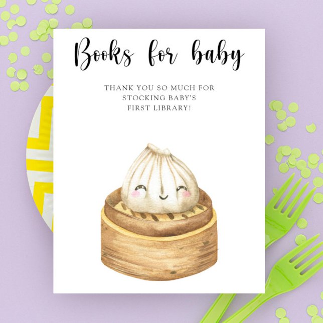 Watercolor Chinese dumpling - books for baby Poster (Creator Uploaded)