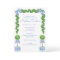 Watercolor Chinoiserie Blue Bow Topiary
